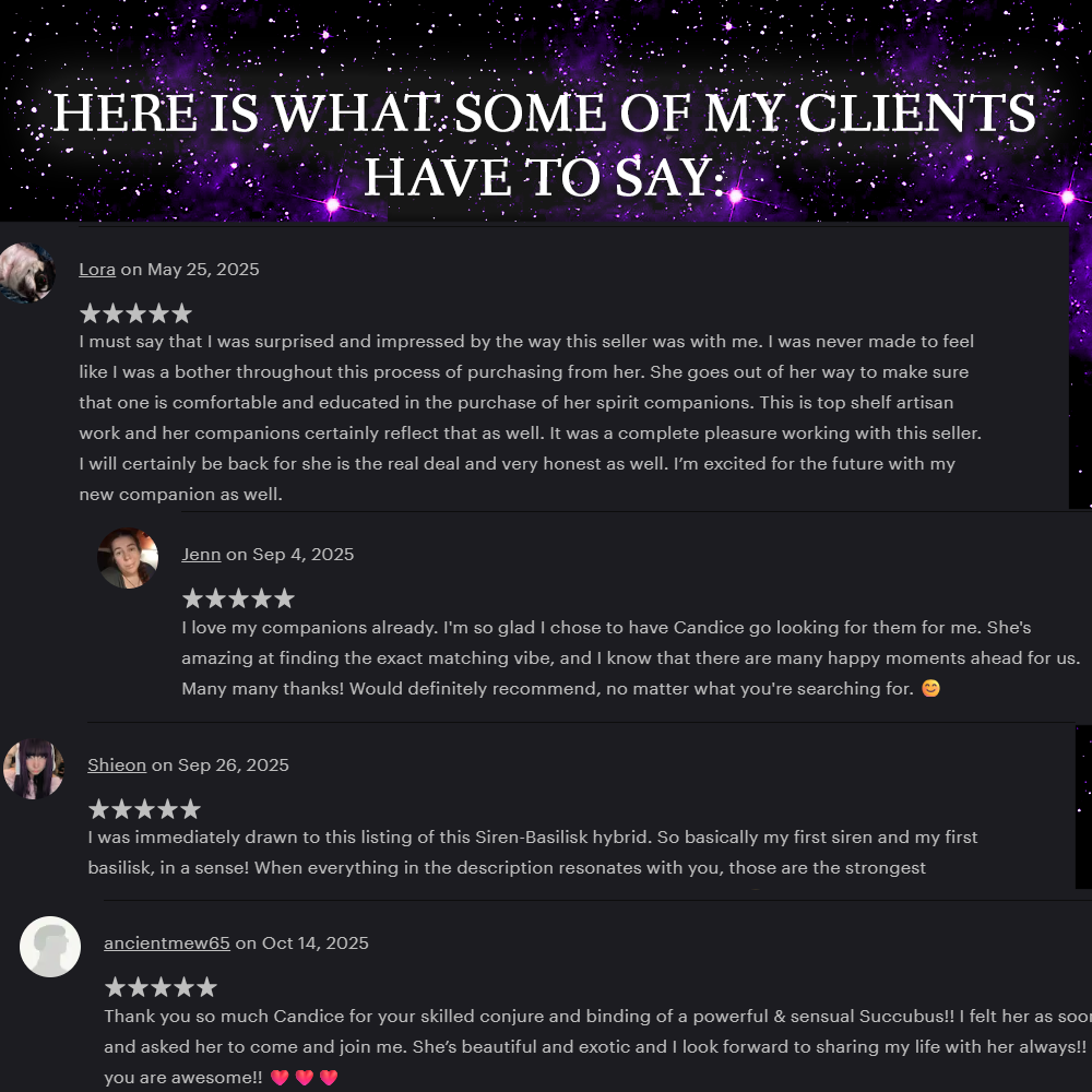 Ancient Fallen Angel Succubus, Living Entity, Direct Bind